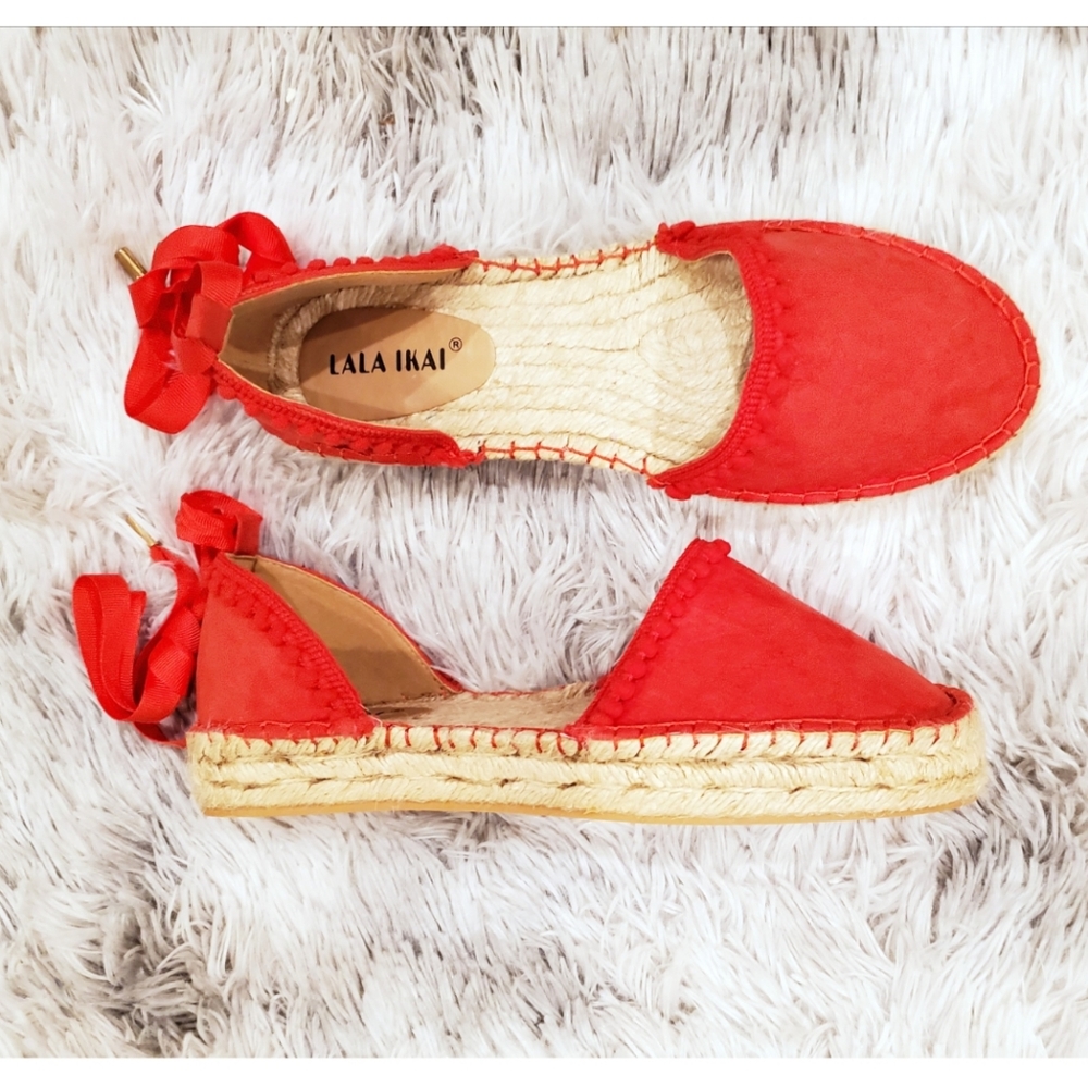 NEW: LACE UP ESPADRILLES FLATS